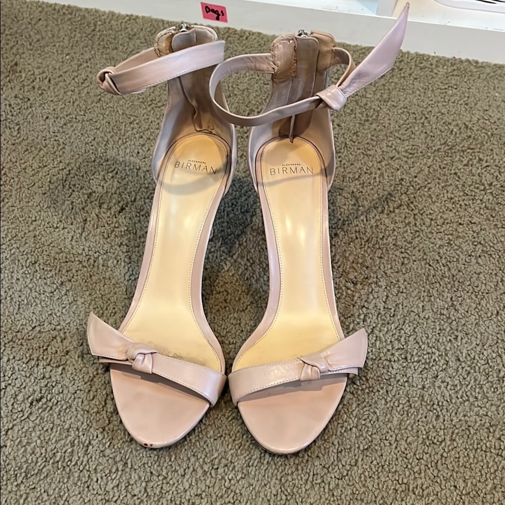 Alexandre Birman Tan Bow Sandals